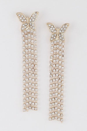 Butterfly Drop Earrings